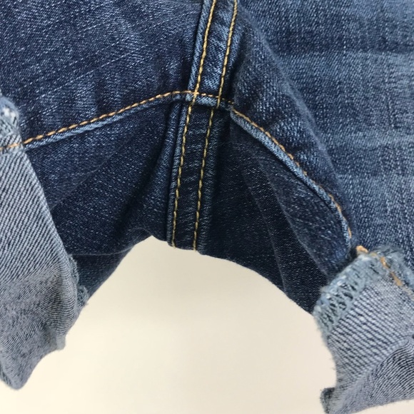 Abercrombie & Fitch Cut Off Denim Shorts Sz26 Ins3 - Picture 6 of 8